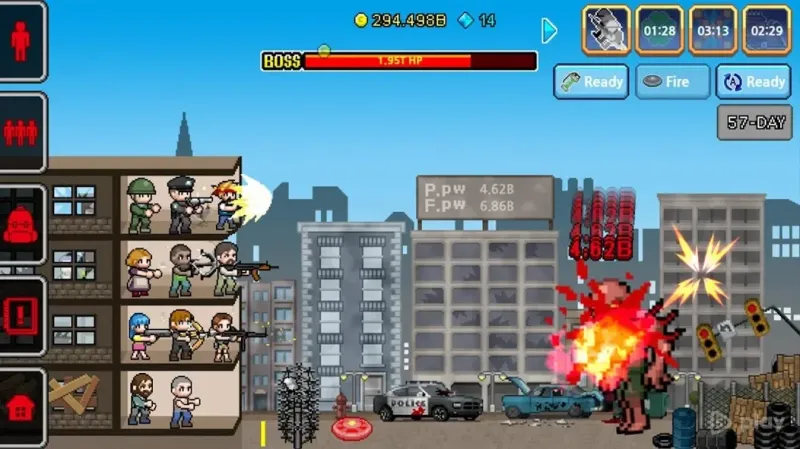 100 DAYS - Zombie Survival screenshot 1