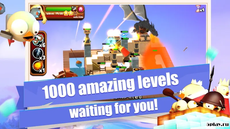 3D TD: Chicka Invasion screenshot 2