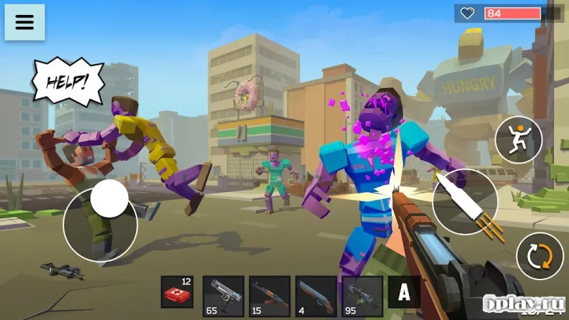 4 GUNS: 3D Pixel Shooter screenshot 4