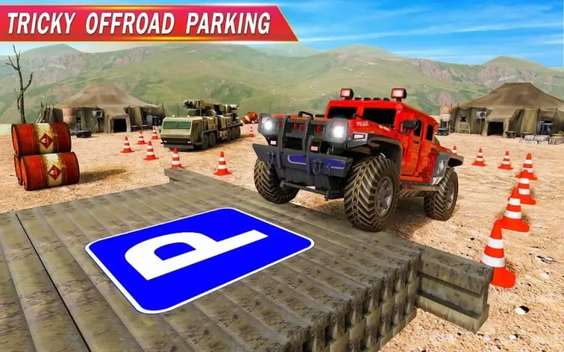 4x4 Prado Offroad Jeep Driving: Parking Games 1.2.9 screenshot 3