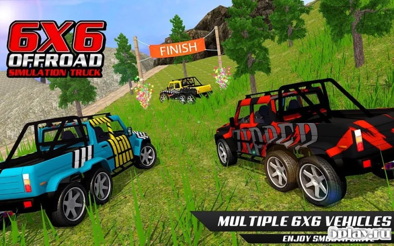 6x6 Spin Offroad Mud Runner Truck Drive Games 2018 screenshot 4