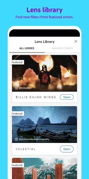 Adobe Photoshop Camera 1.2.1 screenshot 3