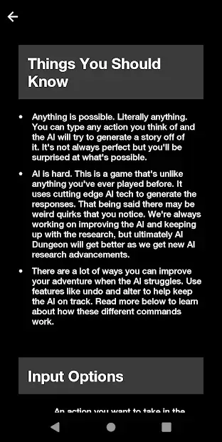 AI Dungeon 1.1.49 screenshot 2