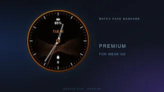 Amber Halo Watch Face screenshot