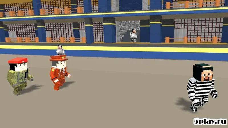American Jail Break - Block Strike Survival Games screenshot 3