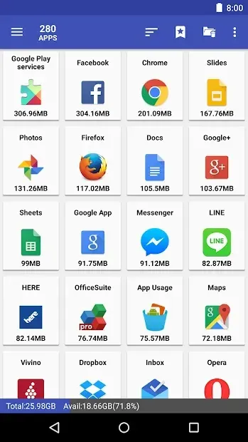 AppMgr Pro III (App 2 SD) v5.74 screenshot 3