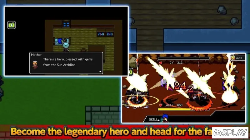 Archlion Saga - Pocket-sized RPG screenshot 1