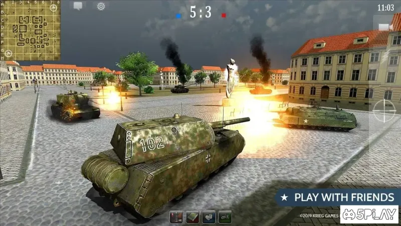 Armored Aces - 3D танки онлайн screenshot 2