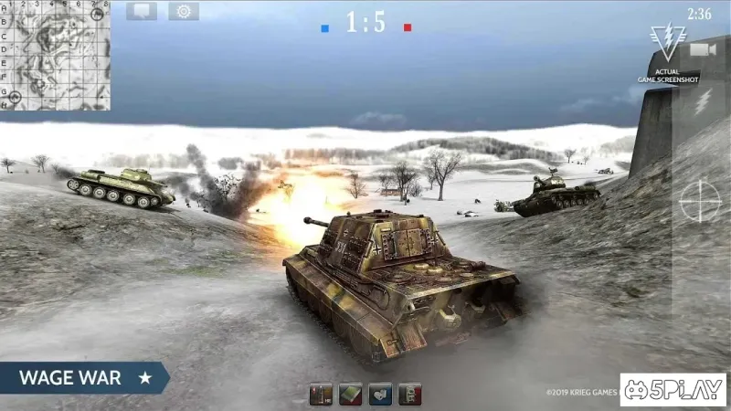 Armored Aces - 3D танки онлайн screenshot 3