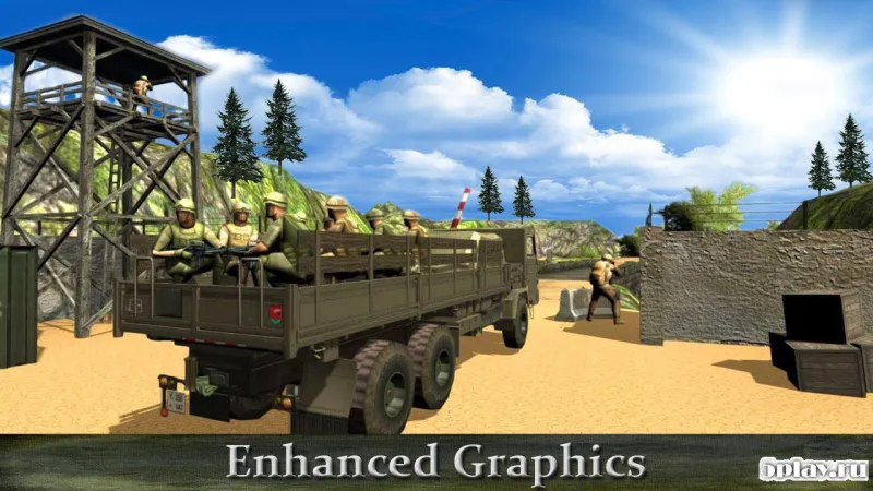 Army Truck Off-road Drive Cargo Duty screenshot 2