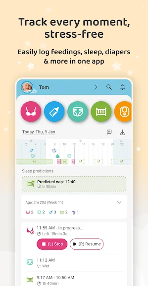 Baby Daybook - Грудне вигодовування і догляд screenshot