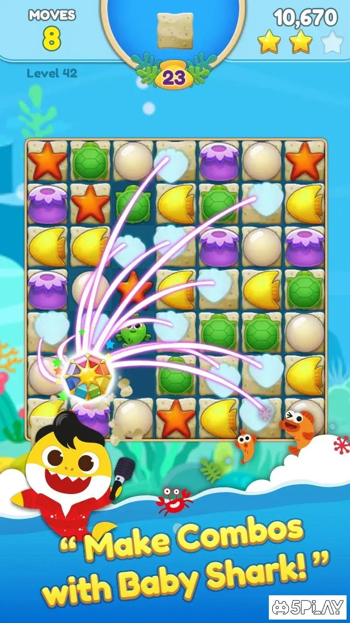 Baby Shark Match: Ocean Jam screenshot 1