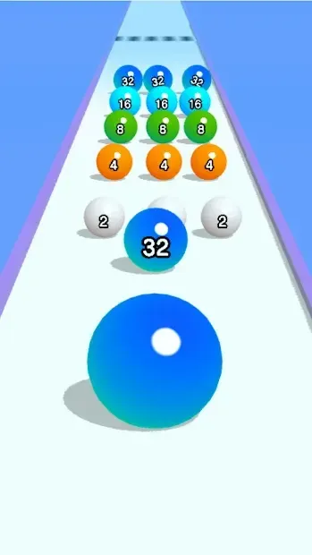Ball Run 2048 v0.2.5 screenshot 2