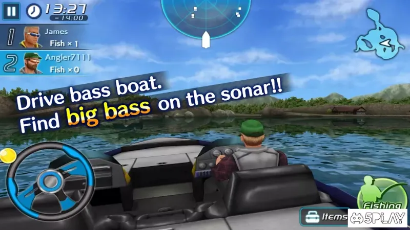 Bass Fishing 3D II screenshot 1