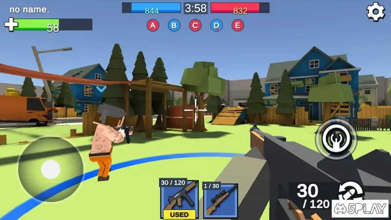 Battle Gun 3D - Pixel Block Fight стрелялки онлайн 1.4.7 screenshot 3