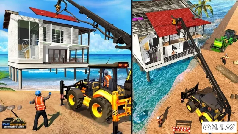 Beach House Builder Construction Games 2018 screenshot 2