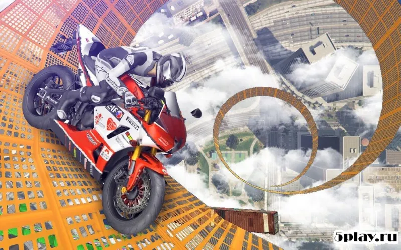 Bike Impossible Tracks Race: 3D Motorcycle Stunts screenshot 2