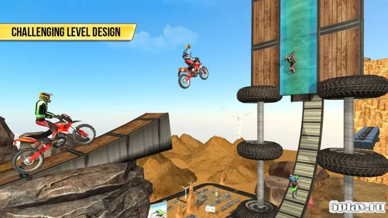 Bike Stunts - Desert screenshot 4