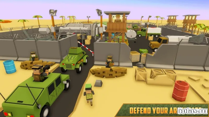 Blocky Army Base: Modern War Strike screenshot 4