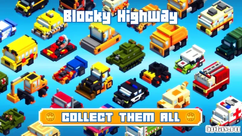 Blocky Highway: Traffic Racing screenshot 2