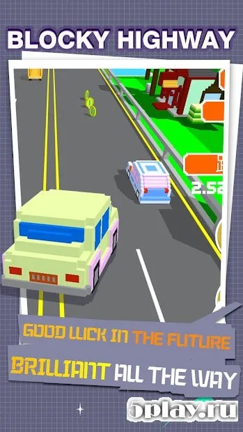 Blocky Highway screenshot 2