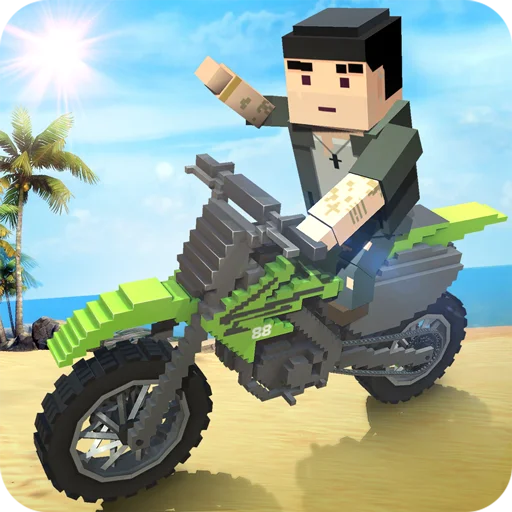Blocky Moto Bike SIM: Summer Breeze screenshot