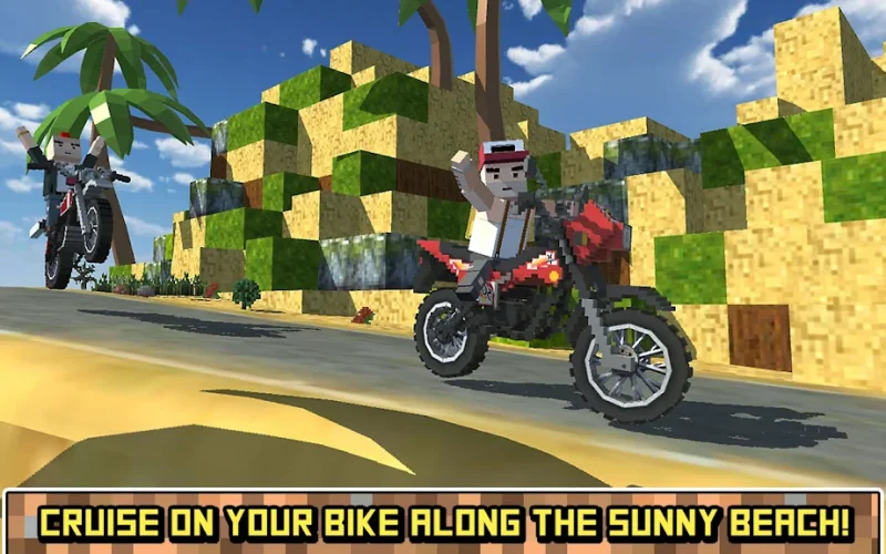 Blocky Moto Bike SIM: Summer Breeze screenshot