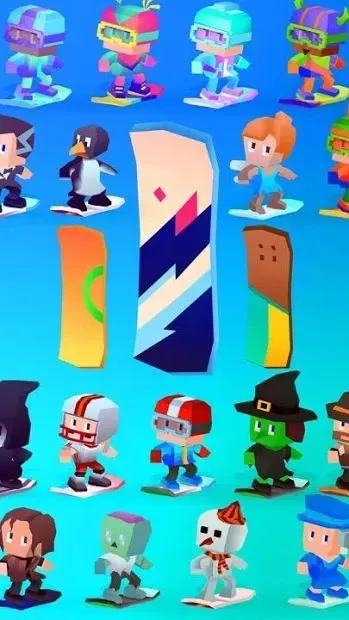 Blocky Snowboarding 1.7.219 screenshot 3