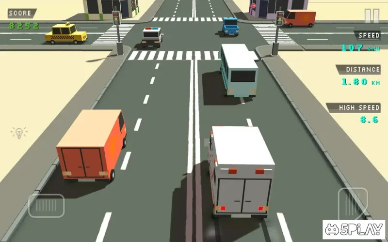 Blocky Traffic Racer screenshot 1