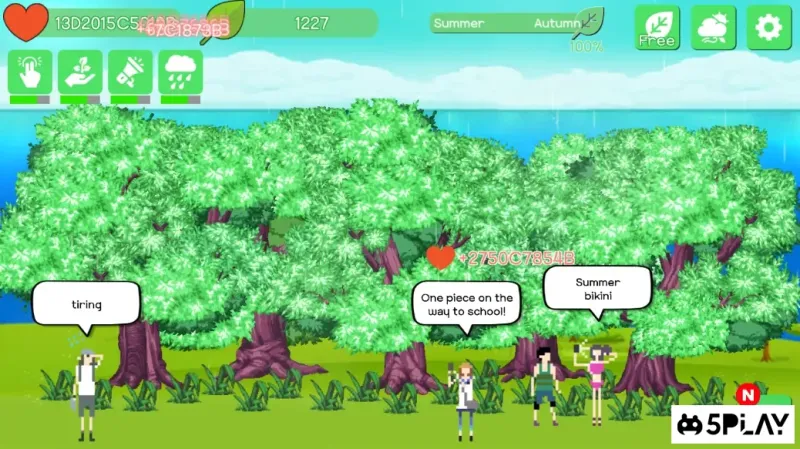 Blossom Clicker - 4 Seasons Relaxing Game screenshot 2