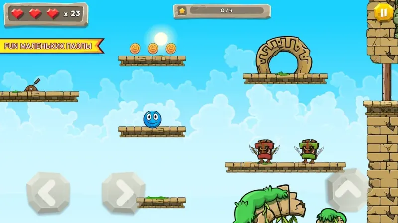 Blue Ball 11: Bounce Ball Adventure v2 screenshot 4