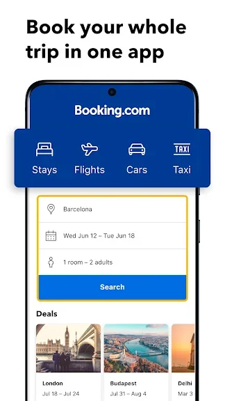 Booking.com бронь готелів screenshot