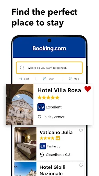 Booking.com бронь готелів screenshot