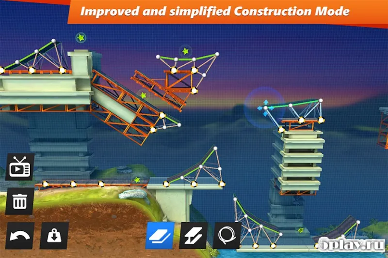 Bridge Constructor Stunts screenshot 2