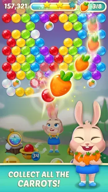 Bunny Pop 2: Beat the Wolf screenshot 2