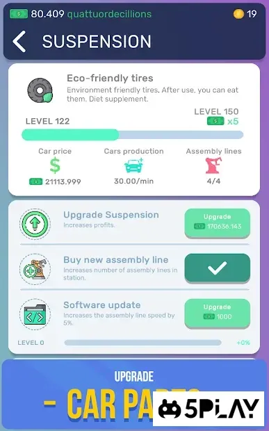 Car Industry Tycoon - Idle Car Factory Simulator 1.6.6 screenshot 4