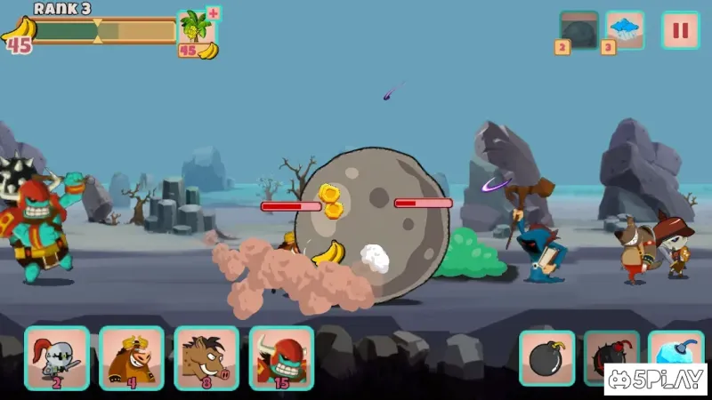 Castle Monsters: Battle of Hero Warriors 1.21 screenshot 2