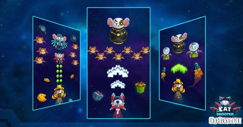 Cat Invaders -  Galaxy Attack Space Shooter 1.0 screenshot 3