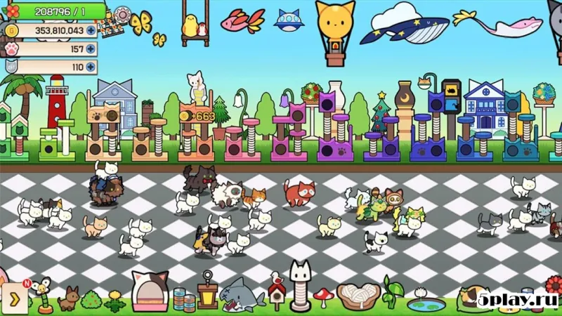 Cat town (Tap RPG) screenshot 2
