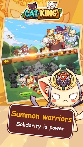 Cats King - Dog Wars: RPG Summoner Cat Game screenshot 4