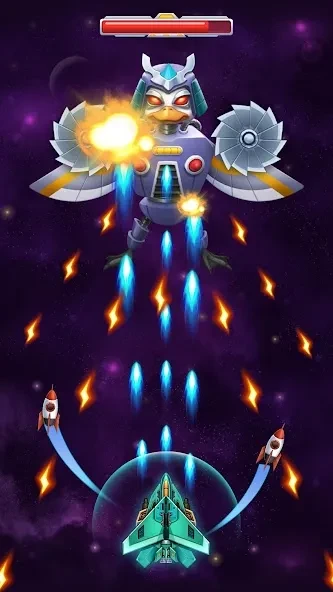 Chicken Attack: Galaxy Shooter screenshot