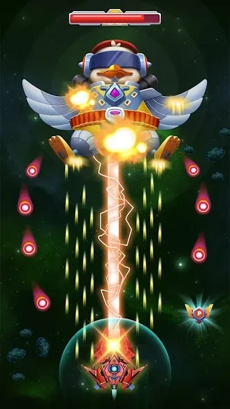Chicken Attack: Galaxy Shooter screenshot