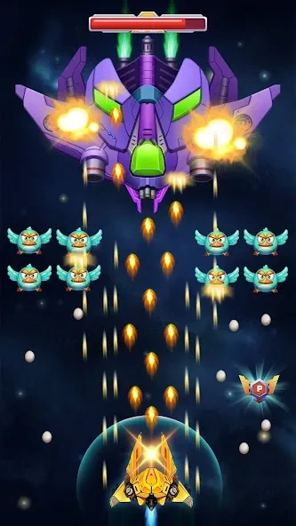 Chicken Attack: Galaxy Shooter screenshot
