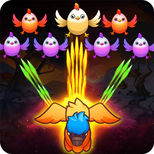 Chicken Shoot Blaster: Alien Invaders Shooter screenshot