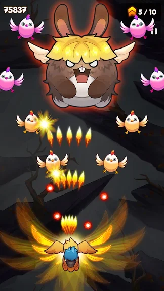 Chicken Shoot Blaster: Alien Invaders Shooter screenshot