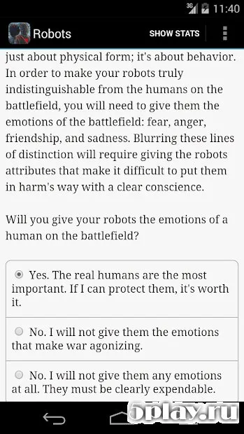 Choice of Robots screenshot 3