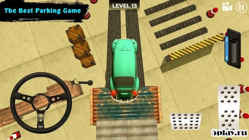 Classic Car Parking Real Driving Test screenshot 2