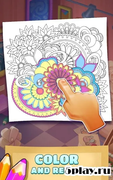 Coloring Book Blast - A Collapse & Color Game 1.0.0 screenshot 3