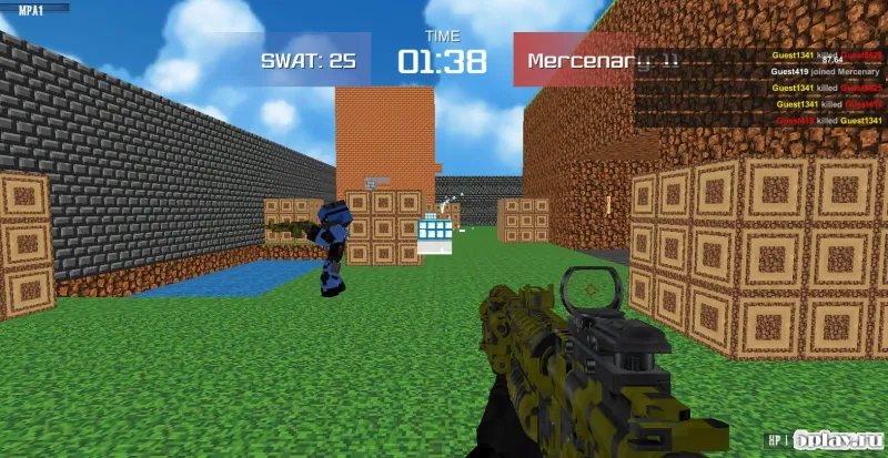 Combat Pixel Arena 3D Multiplayer screenshot 2