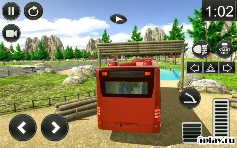 Countryside Big Bus 2018-Highway Driving Simulator 1.3 screenshot 4
